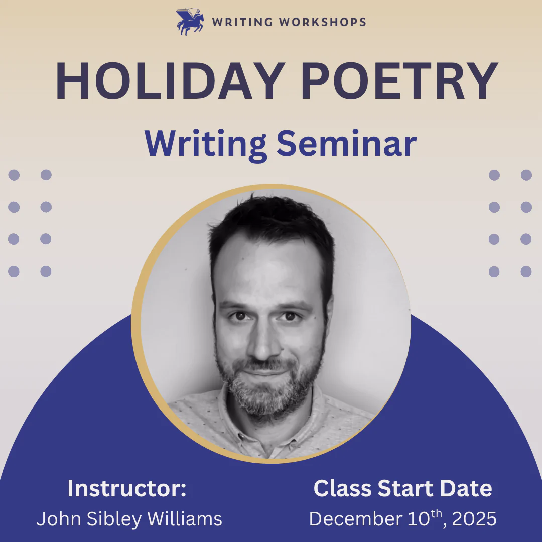 Holiday Poetry Writing Workshop with John Sibley Williams on Wednesday, December 10th, 2025 - Image 2
