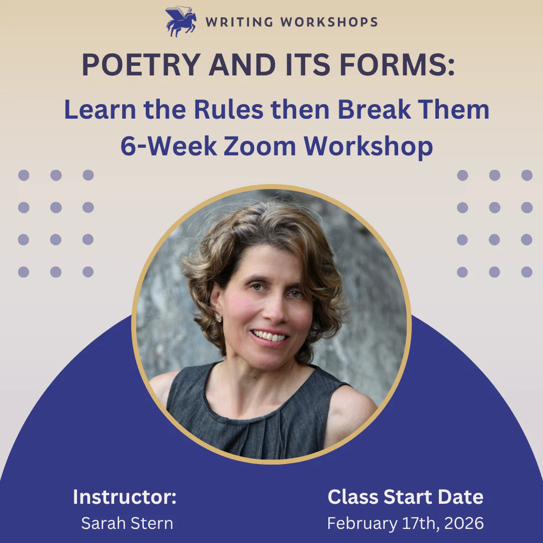 Poetry and Its Forms: Learn the Rules then Break Them 6-Week Zoom Workshop with Sarah Stern Starts Tuesday, February 17th, 2026 - Image 2