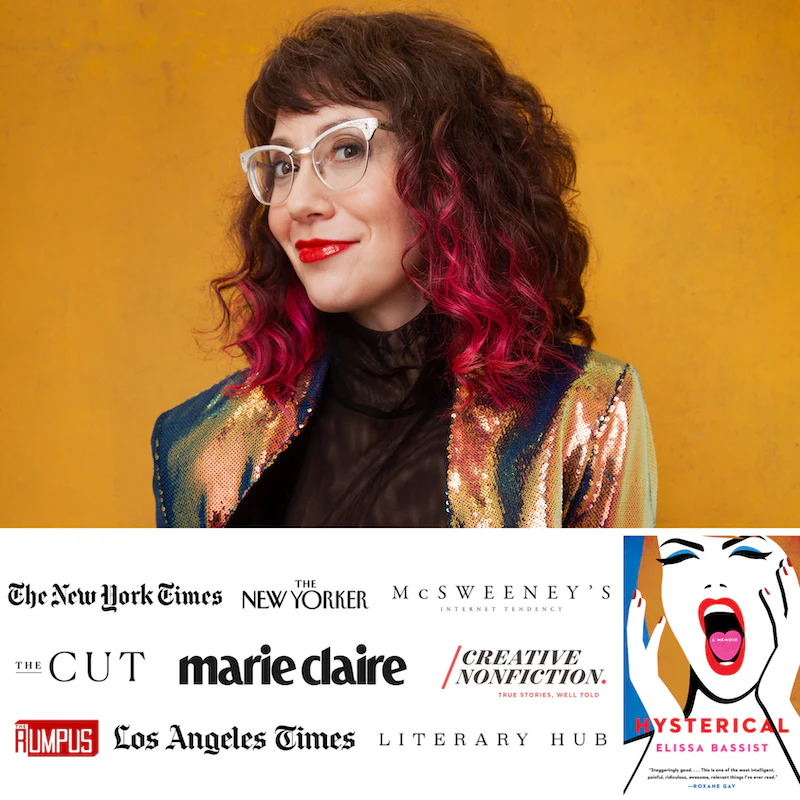 Writing Traumedy: How to be Sad-Funny in Memoir and Personal Essay, a Zoom Seminar with Elissa Bassist on Sunday, December 14th, 2025